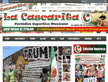 Tablet Screenshot of cascarita.com
